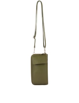 NAEMI Bolso de hombro verde oscuro