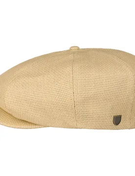 Brood Lightweight Flat Cap by - beige - Herren - Size: L (59-60 cm) - Brixton - FashionsVida