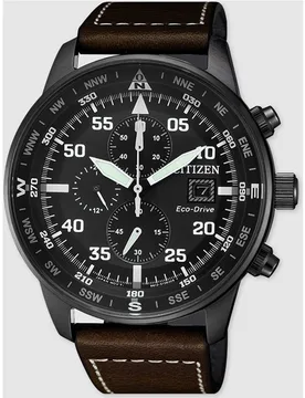 Reloj de hombre CA0695-17E Eco-Drive cronógrafo de piel - Citizen - FashionsVida