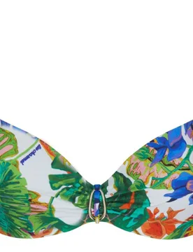 Top de bikini o sujetador de bikini bandeau con aros con foam pero sin relleno Tirantes amovibles para llevar con o sin - Lise Charmel - FashionsVida