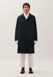 Mantel aus hochwertigem japanischen Polyester Schwarz L