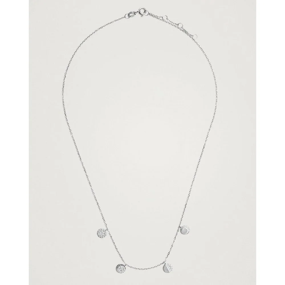 Collar de plata de ley con abalorios en - Parfois - FashionsVida
