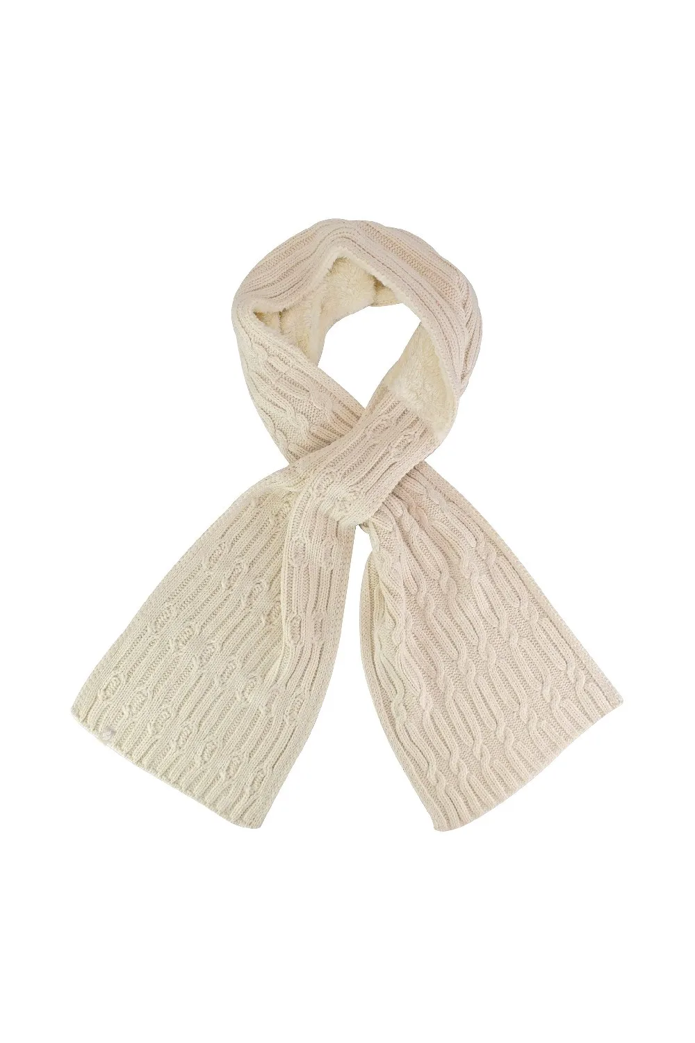 Womens Luxury Fleece Winter Scarf - - Size: ONESIZE - Heat Holders - FashionsVida