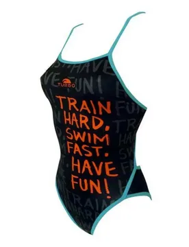 Train Thin Strap Swimsuit Black 5-6 Years Girls - TURBO - FashionsVida