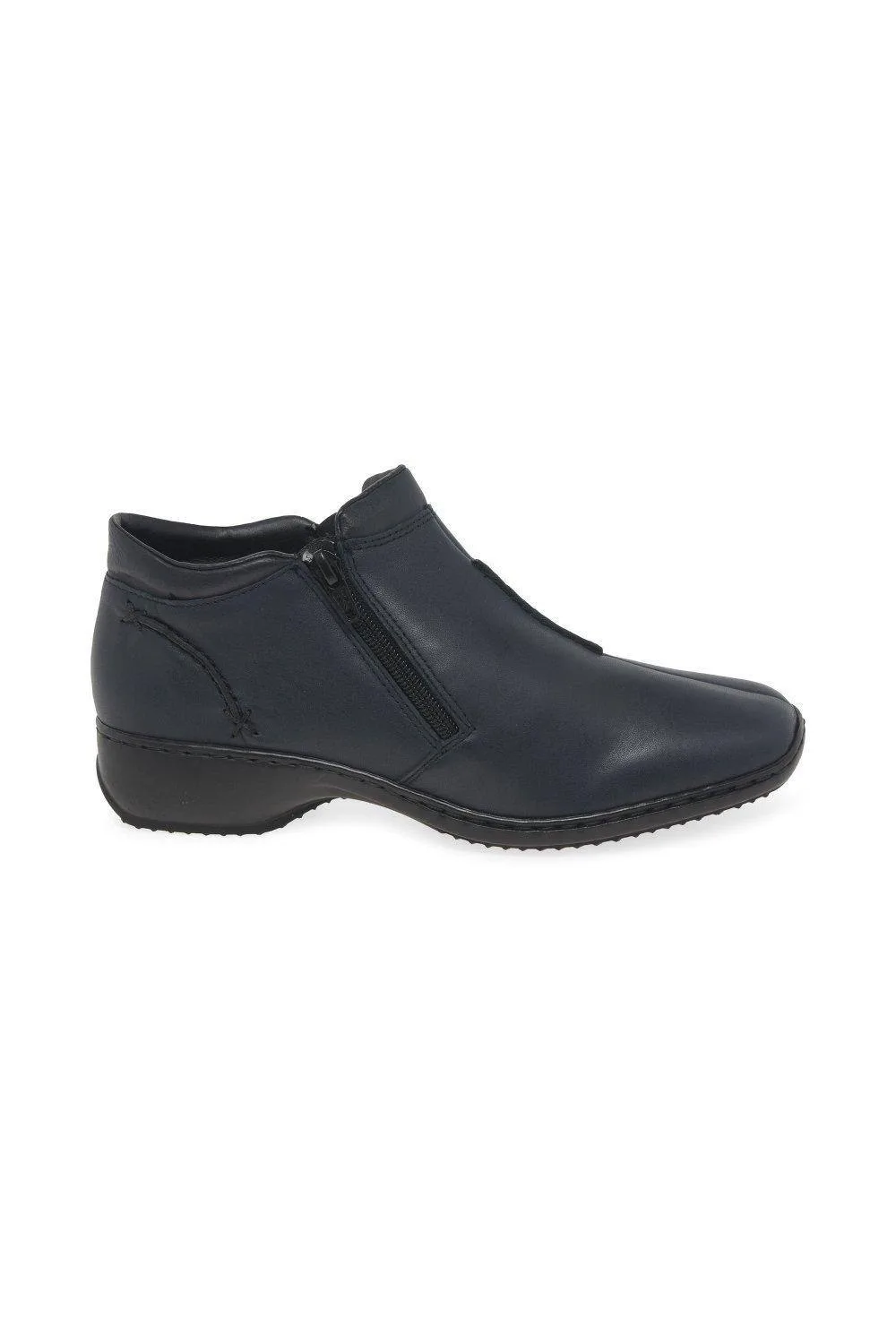 Drizzle' Casual Ankle Boots - Navy - Size: 4 - Rieker - FashionsVida