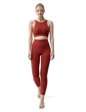Leggings Courts Zinara Seamless Cucumber S - Born Living Yoga - FashionsVida
