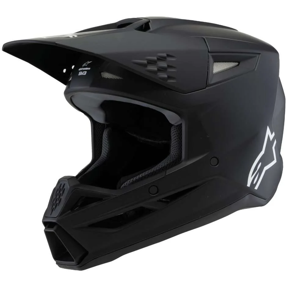 Casco Moto Cross Enduro Bambino SM3 YOUTH SOLID taglia M - Alpinestars - FashionsVida