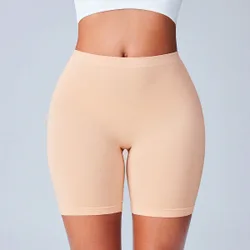 Paquetes de pantalones cortos largos sin costuras, de hilo ultrafino y de alta elasticidad, como lencería básica para usar como ropa exterior