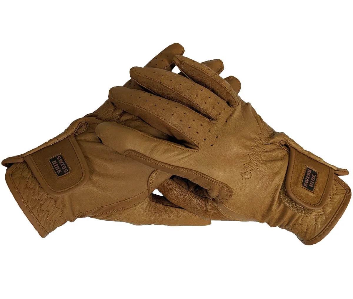 Reithandschuhe LEATHER - tan 8 - Swiss Ride - FashionsVida