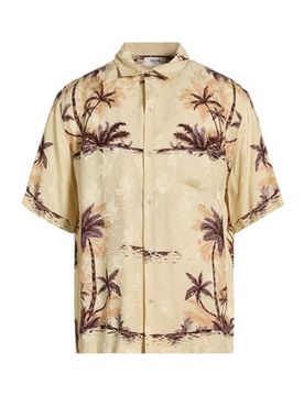 Camisa Hombre Beige 40,41,42 Hombre