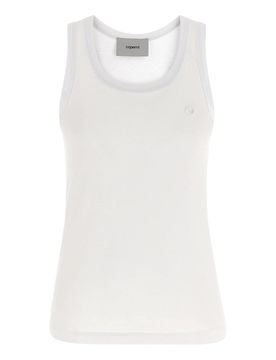 Coperni Canotta con ricamo logo
