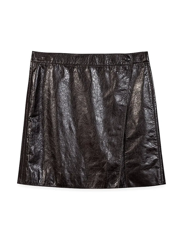 Jupe en cuir marron 40 - Luisa Cerano - FashionsVida