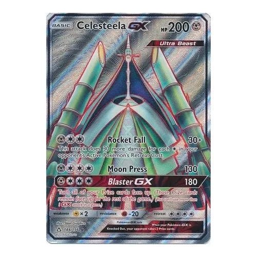 Pokemon SM Ultra Prism 144/156 Celesteela GX (Full Art) - Pokémon - FashionsVida