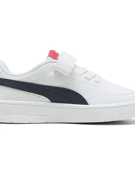 Sneaker Court Classic Clean Ac+ Ps White / New Navy / For All Time Red EU 27 1/2