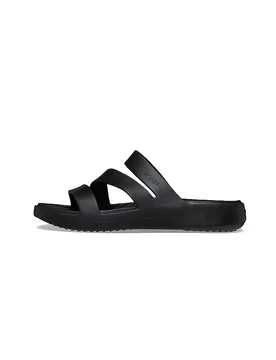 Damen Badepantoffeln Getaway Strappy schwarz 38-39 W - Crocs - FashionsVida