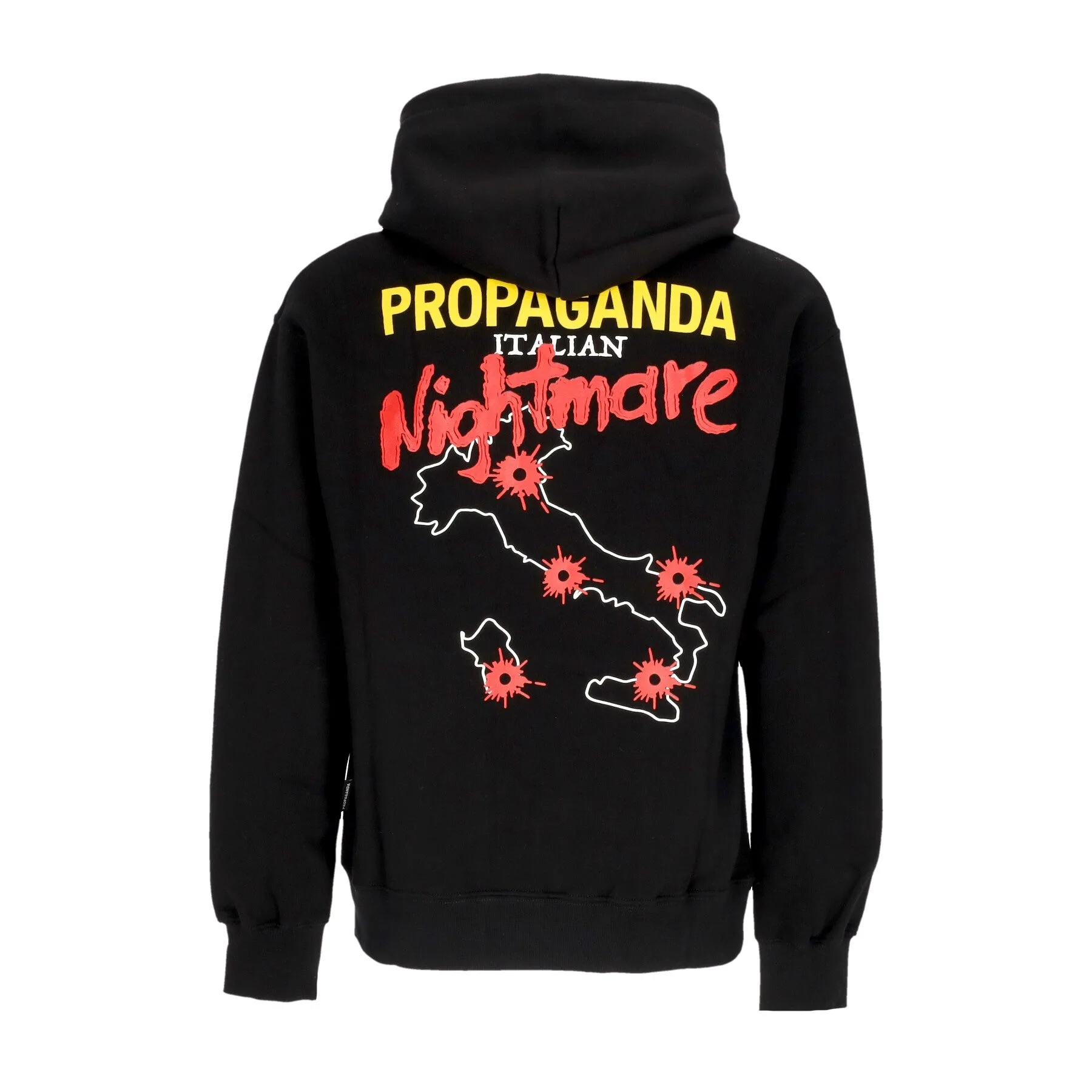 Felpa Cappuccio Uomo Nightmare Hoodie Black - Propaganda - FashionsVida