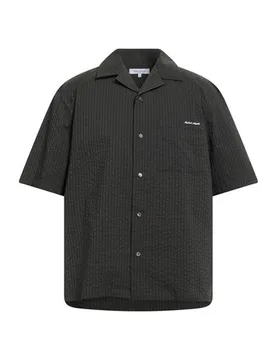 MAISON KITSUNÉ Hemd Herren Dunkelgrün M,S Herren - Maison Kitsuné - FashionsVida