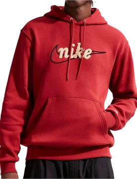Nike club sudadera hombre Rojo (S)