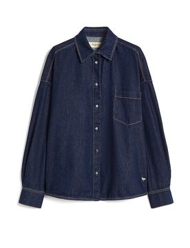Jeansbluse WKDFOGGIA dunkelblau 42 damen