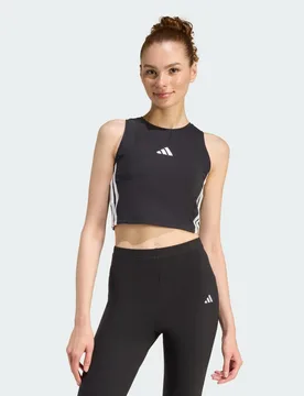 Canotta imbottita a 3 strisce S Black - Adidas - FashionsVida