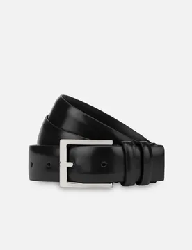 Cintura Uomo Cintura Dario in spazzolato nero - Fabrizio Mancini - FashionsVida