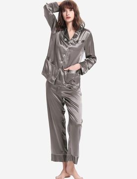 Pyjama Soie Charmeuse Brillant Taille S