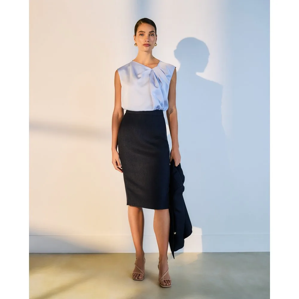 Falda texturada - Woman El Corte Inglés - FashionsVida