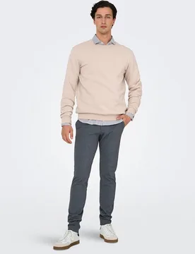Only & Sons - Pantalón de hombre estilo chino. Sim fit - Only & Sons - FashionsVida