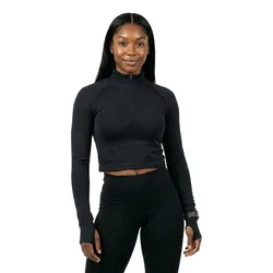 T-shirt à Manches Longues Ana Half Black/Black L