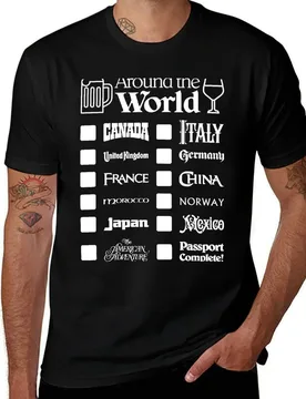 Epcot Drink Around the World (White Text, Canada First) T-Shirt printed t shirts for man anime tshirt T-Shirt - Aliexpress - FashionsVida