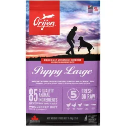 Pienso para perros cachorros grandes sabor pollo, pavo y pescado 11,4 kg