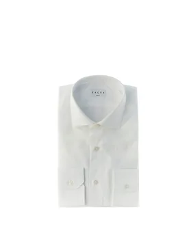 XACUS Camicia slim fit BIANCO 42 - Xacus - FashionsVida