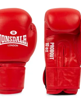 Gants De Boxe En Cuir Probout Red 12 oz