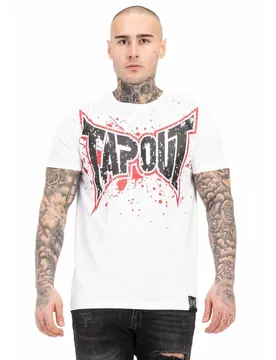 T-shirt à Manches Courtes Splashing White / Red / Black M