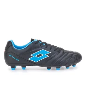 Scarpe da Calcio Nere con dettagli Blu STADIO 705 FG 43½ - Lotto - FashionsVida