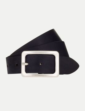 Gürtel aus Leder Schwarz 90