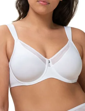 Womens True Shape Sensation High Apex Bra - White Polyamide - Size 42c - Triumph - FashionsVida