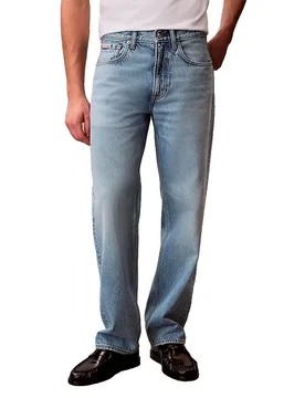 Jeans Jean 90´s Lv04rf779g Straight Fit Retro Light 32 - Calvin Klein - FashionsVida