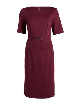 Midi-Kleid Damen Bordeaux 32,34,36,40,42 Damen
