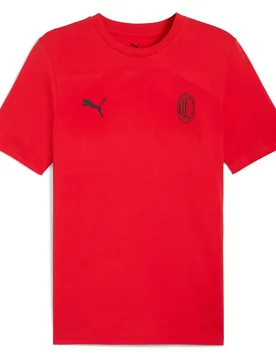 T-shirt à Manches Courtes Ac Milan Essentials For All Time Red / Black M - Puma - FashionsVida