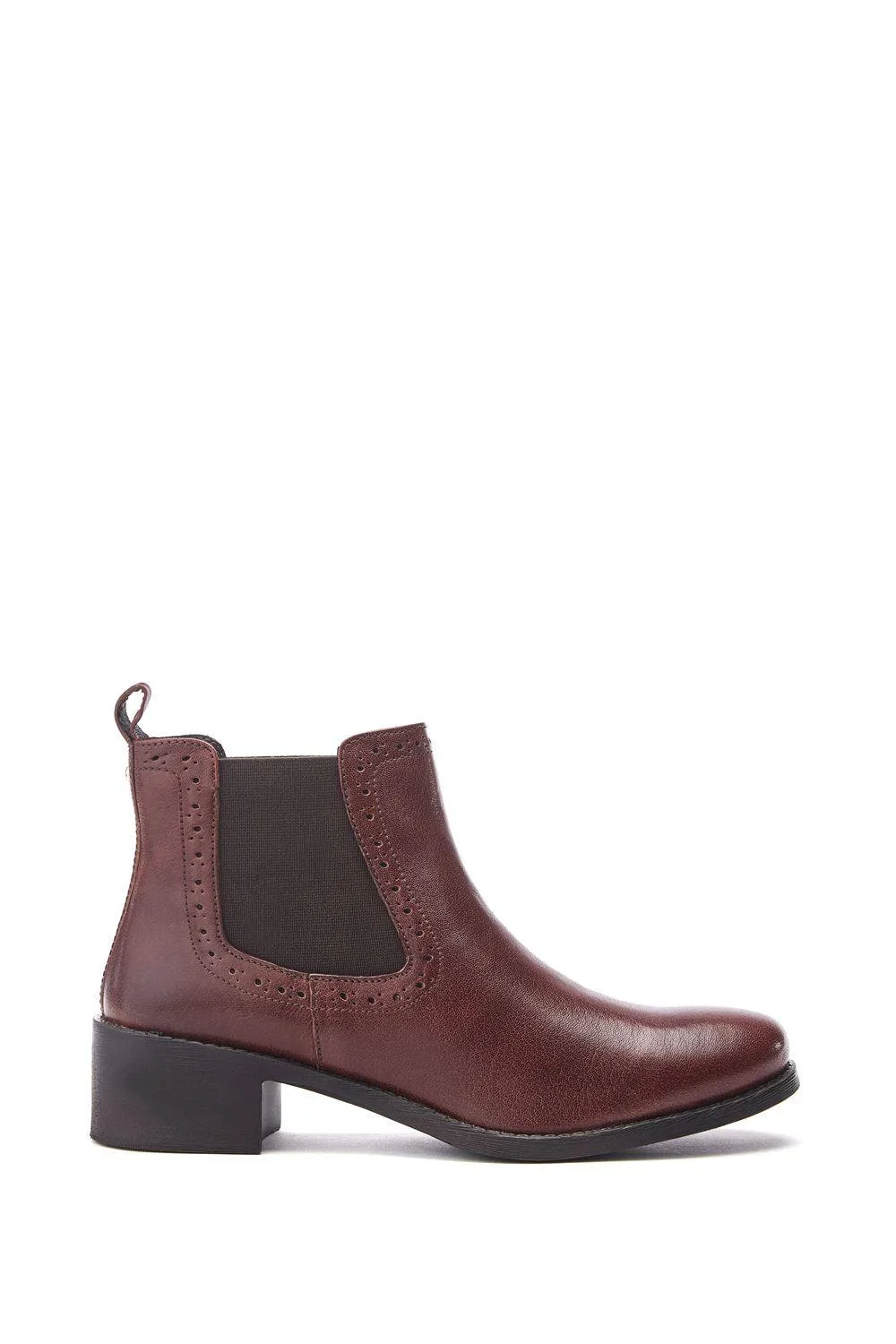 Women's 'Pernilla' Leather Ankle Boots in Tan Size: 3 - Tan - Size: 3 - Moda in Pelle - FashionsVida