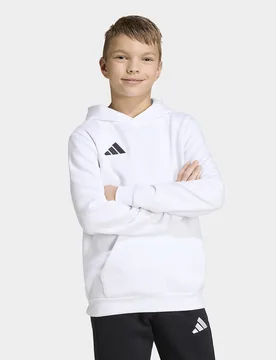 Felpa Con Cappuccio Entrada26 - Bianco, bianco bianco Bambino taglia 15-16Y - Adidas - FashionsVida