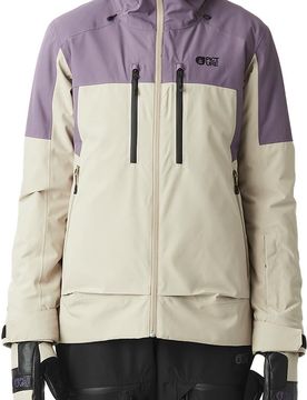 Wasserfeste und atmungsaktive Jacke Ski Exa Jkt Grape Jam für Damen Größe XS Beige
