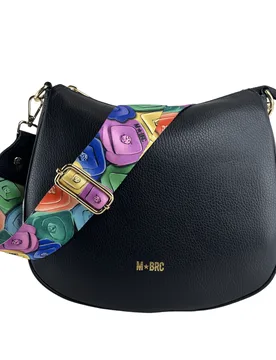 Obona Borsa a tracolla H081 Nero - M★BRC - FashionsVida