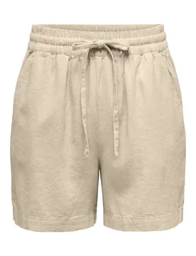 JDYSAY HW LINEN STRING SHORTS WVN N female - XL - FashionsVida