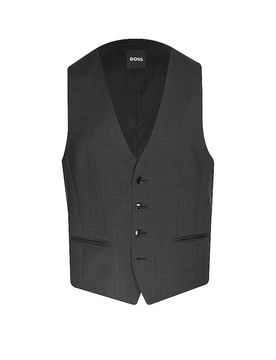 Anzugweste H-HUGE grau 98 herren