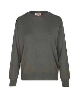 Jersey de cachemira oliva M