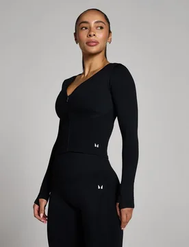 Chaqueta corta sin costuras Tempo para mujer de MP - MyProtein - FashionsVida