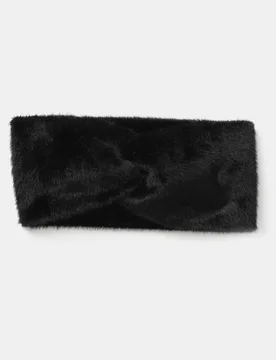 Black Warm Headband Black female - M&S - FashionsVida
