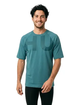 Hugo T-shirt à Manches Courtes Nalftee 10250555 Turquoise/Aqua XL